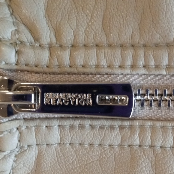 Kenneth Cole Reaction Size Medium Women's Moto Jacket, Oatmeal, NWOT - Picture 3 of 10